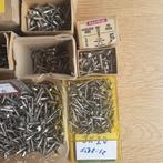 Messing vernikkelde houtschroeven platkop lenskop bolkop, Ophalen of Verzenden