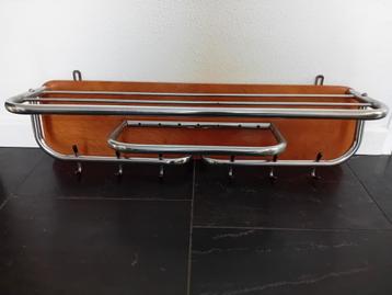 Vintage Teak Kapstok in Gispen Stijl beschikbaar voor biedingen