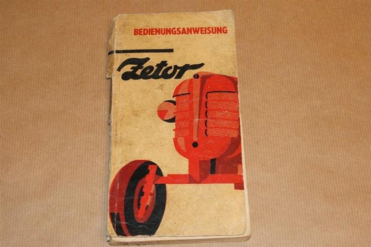 Zeldzame handleiding Zetor tractor - Ca 1950 !!, Boeken, Vervoer en Transport, Gelezen, Tractor en Landbouw, Ophalen of Verzenden