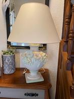 Vintage Tafellamp met Stoffen Kap H 80cm, Ophalen, Gebruikt, Stof, 75 cm of meer