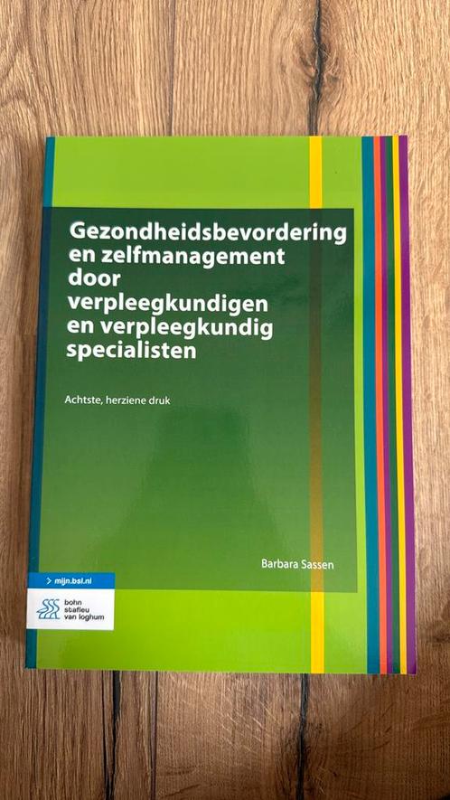 Gezondheidsbevordering en zelfmanagement door verpleegkundig, Boeken, Wetenschap, Zo goed als nieuw, Ophalen of Verzenden