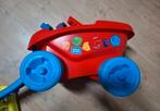 Mega bloks trek-kar met blokken, sorteerplaat en piratenset., Kinderen en Baby's, Speelgoed | Bouwstenen, Ophalen, Zo goed als nieuw