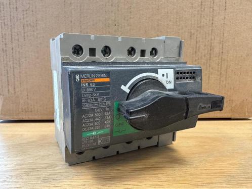 Schneider Electric Compact INS63 4P - Lastscheider - Vast -, Doe-het-zelf en Verbouw, Elektra en Kabels, Gebruikt, Schakelaar