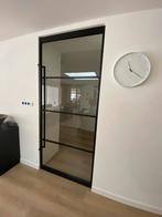 Zwarte taatsdeur SKANTRAE, 215 cm of meer, Binnendeur, Nieuw, Glas