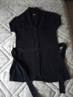 Zwart Dames vest  bodywarmer met ceintuur maat XL, Kleding | Dames, Bodywarmers, Ophalen of Verzenden, Zo goed als nieuw, Maat 46/48 (XL) of groter
