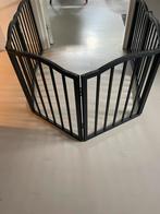 Houten zwart traphek Flex XXL voor kinderen of dieren., Ophalen, Overige typen, Zo goed als nieuw, 115 cm of meer