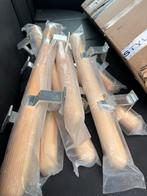 Houten roedes met bevestigingsmateriaal, Minder dan 50 cm, 200 cm of meer, Beige, Ophalen of Verzenden