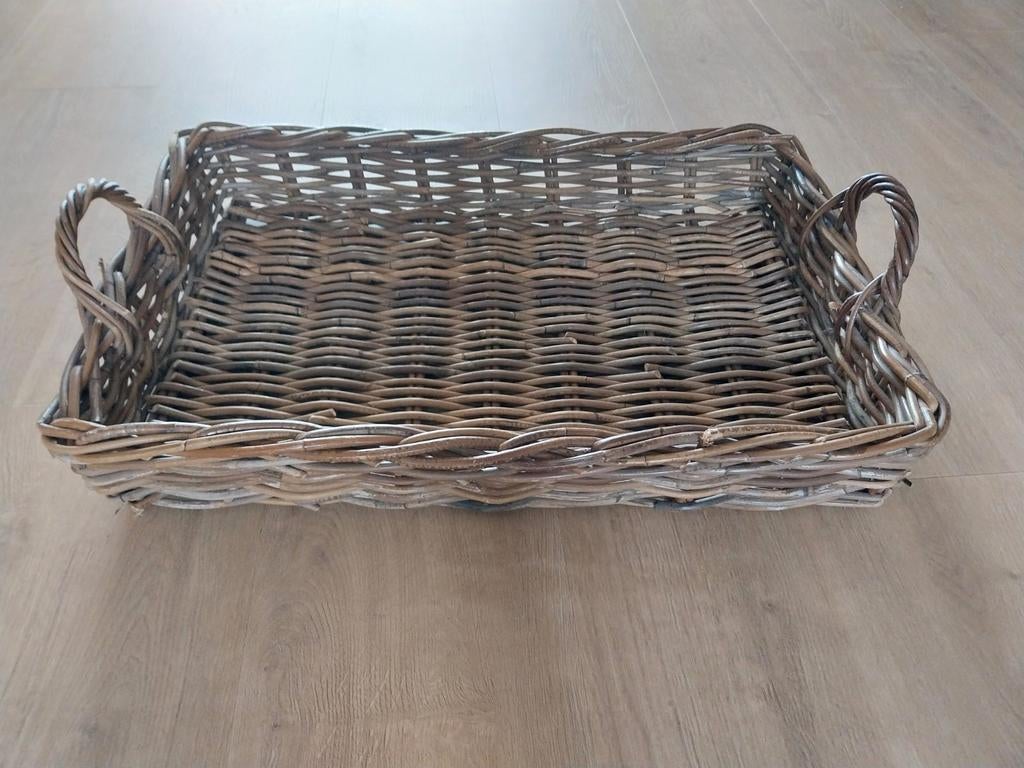 Rieten Mand - Decoratief & Praktisch, Ophalen, Gebruikt, Mand, Riet