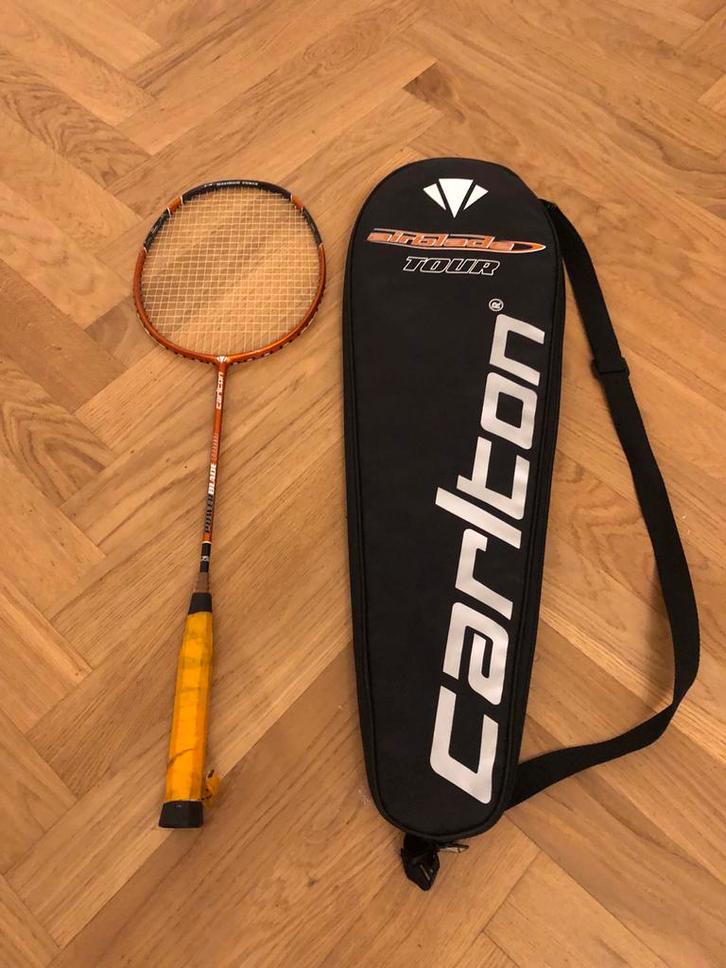 Carlton Airblade Tour Badmintonracket met Tas, Sport en Fitness, Badminton, Gebruikt, Racket(s), Ophalen of Verzenden