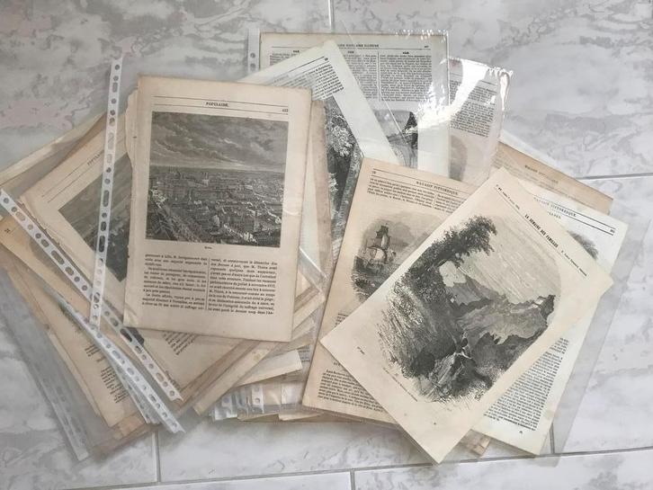 33 gravures Duitse steden, uit "Le Rhin", Victor Hugo, 1842., Antiek en Kunst, Kunst | Etsen en Gravures, Ophalen of Verzenden