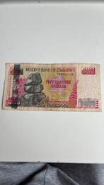 Zimbabwe 500 dollars 2001, Postzegels en Munten, Bankbiljetten | Afrika, Ophalen of Verzenden, Zimbabwe