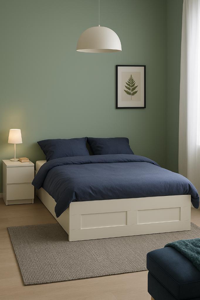 Ikea Brimnes Wit zonder lades 140x200 met matras, Huis en Inrichting, Slaapkamer | Bedden, Gebruikt, Tweepersoons, 140 cm, 200 cm