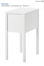 Nachtkastjes Ikea Nordli, Ophalen, Zo goed als nieuw, Hout