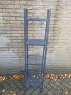 Zwarte stellingkast voor in de keuken of badkamer., Huis en Inrichting, Kasten | Stellingkasten, Ophalen, Gebruikt