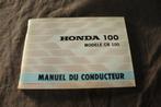 Honda CB100 1972 manuel du conducteur CB 100 handleiding, Ophalen of Verzenden, Honda