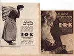 E.R.K. LEVENSVERZ. MIJ. - 2 ADVERTENTIES UIT  1934, Ophalen of Verzenden, Gebruikt