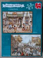 Anton Pieck puzzels Apotheek en koets op de brug, Ophalen of Verzenden, 500 t/m 1500 stukjes, Legpuzzel