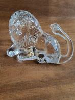 Vintage Kristallen Leeuw in mooie staat, Antiek en Kunst, Antiek | Glas en Kristal, Ophalen of Verzenden