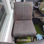 3 Antraciet Pronto Wonen Eetkamerstoelen, Huis en Inrichting, Gebruikt, Drie, Ophalen of Verzenden, Intustriel/ hotelchic