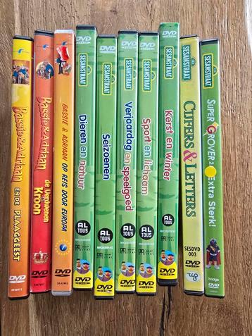 Sesamstraat + Bassie & Adriaan DVD SetB (10 DVD's) beschikbaar voor biedingen