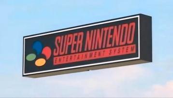 Super Nintendo LED Lamp XL - Mancave Must-have! beschikbaar voor biedingen