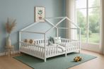 Kinderbed met beveiliging 90x200 cm incl matras (NIEUW), 85 tot 100 cm, Verzenden, Nieuw, Lattenbodem