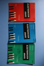deel 1,2,3, bladmuziek lesboeken electronisch orgel, Ophalen of Verzenden, Gebruikt, Les of Cursus, Orgel