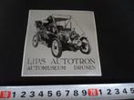 sticker lips autotron drunen zilver - auto oldtimer spyker, Ophalen, Zo goed als nieuw