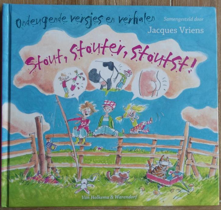 Stout Stouter Stoutst - Ondeugende versjes en verhalen, Boeken, Kinderboeken | Kleuters, Zo goed als nieuw, 4 jaar, Jongen of Meisje