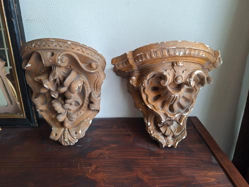 Antieke Muurconsoles/Console/Wandplateau/Consoles, Antiek en Kunst, Curiosa en Brocante, Ophalen of Verzenden