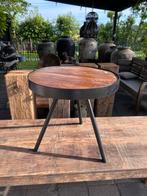 Stoer bijzettafeltje/salontafel, Minder dan 55 cm, Rond, Nieuw, Stoer / robuust