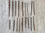 # Set van 18 antieke boren, Antiek en Kunst, Antiek | Gereedschap en Instrumenten, Ophalen of Verzenden