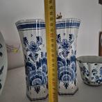 Delftsblauwe delfts blauwe kelken vazen set, Antiek en Kunst, Ophalen of Verzenden