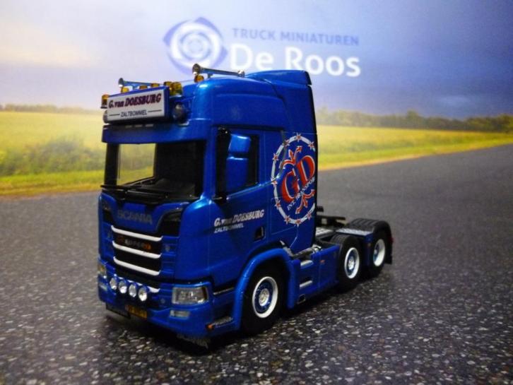 WSI Scania Next Gen G. van Doesburg met certificaat, Hobby en Vrije tijd, Modelauto's | 1:50, Nieuw, Bus of Vrachtwagen, Wsi, Ophalen of Verzenden