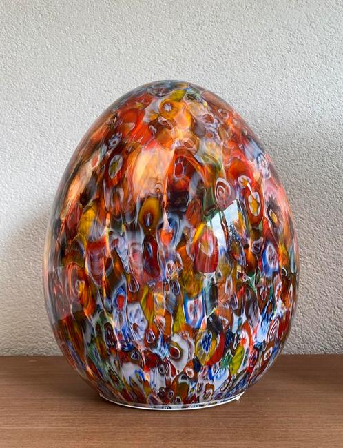 Vintage XXL Ilu di Vetro tafellamp 80’s/ 90’s, Huis en Inrichting, Lampen | Tafellampen, Zo goed als nieuw, Minder dan 50 cm, Glas