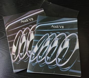 Audi V8 premium brochure set 1988 - 1989