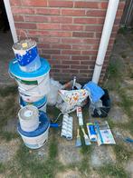 Verfpotten en verf kwasten en benodigheden, Doe-het-zelf en Verbouw, Verf, Beits en Lak, Ophalen, Zo goed als nieuw, Wit