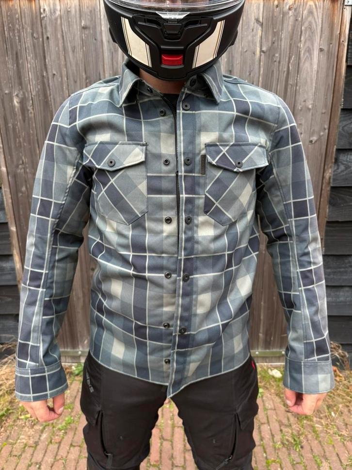 Revit Bison 2 Overshirt zomerjas maat Large, Motoren, Kleding | Motorkleding, Jas | textiel, Heren, Tweedehands, Ophalen of Verzenden