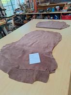 Pigsuede 5 euro per huid, AA KWALITEIT, Aanbieding, Bruin, Leer of Kunstleer, Nieuw, Ophalen of Verzenden