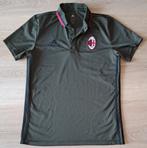 Adidas AC Milan voetbalshirt polo olijfgroen - Maat M, Shirt, Ophalen of Verzenden, Maat M, Zo goed als nieuw