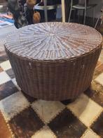 rotan  salon tafel/poef, Ophalen, Overige materialen, Gebruikt, 50 tot 100 cm
