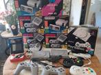 10 mini spelcomputers, Spelcomputers en Games, Spelcomputers | Nintendo Super NES, Ophalen of Verzenden, Zo goed als nieuw, Met 2 controllers