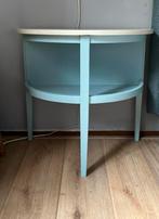 Vintage Half rond nachttafeltje, Ophalen of Verzenden, Zo goed als nieuw, Minder dan 45 cm, 70 cm of meer