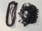 Git zwarte, facet kralen. Antiek, Ophalen of Verzenden