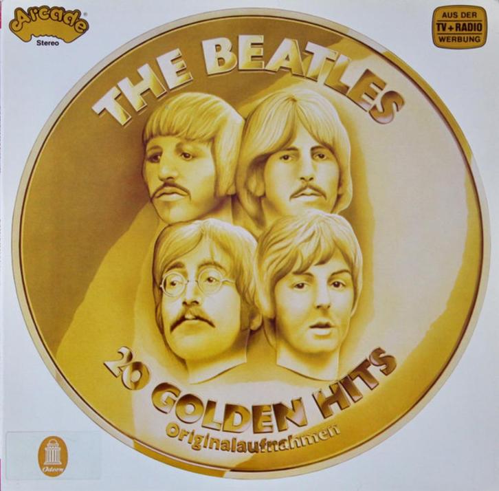 MINT LP THE BEATLES 20 GOLDEN HITS ARCADE DUITS Embossed, Cd's en Dvd's, Vinyl | Pop, Zo goed als nieuw, 1960 tot 1980, 12 inch