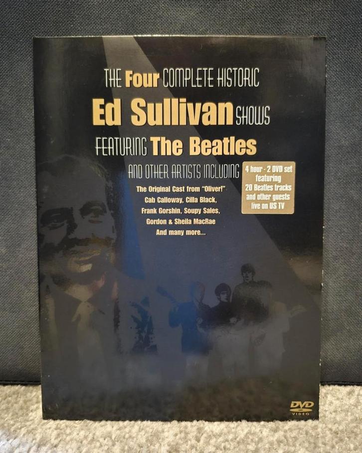 Ed Sullivan - 4 Complete Shows Met The Beatles (1964-1965), Cd's en Dvd's, Dvd's | Muziek en Concerten, Gebruikt, Tv-serie of Tv-programma