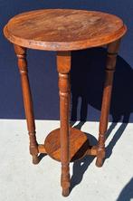 Vintage bijzettafeltje, plantentafeltje, tafeltje, Minder dan 55 cm, Gebruikt, Brocante vintage, Vintage