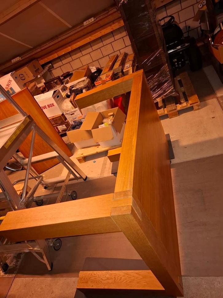 robuuste eetkamer tafel uitschuifbaar, Huis en Inrichting, Tafels | Eettafels, Gebruikt, 50 tot 100 cm, 200 cm of meer, Rechthoekig