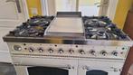 Gaskook toestel Boretti , 4 brander + bakplaat dubbele oven, Huis en Inrichting, Keuken | Keukenelementen, Ophalen, 50 tot 100 cm