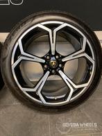 22'' originele Lamborghini Urus velgen + banden 5x130 4ML 60, Auto-onderdelen, Banden en Velgen, 285 mm, Banden en Velgen, Gebruikt